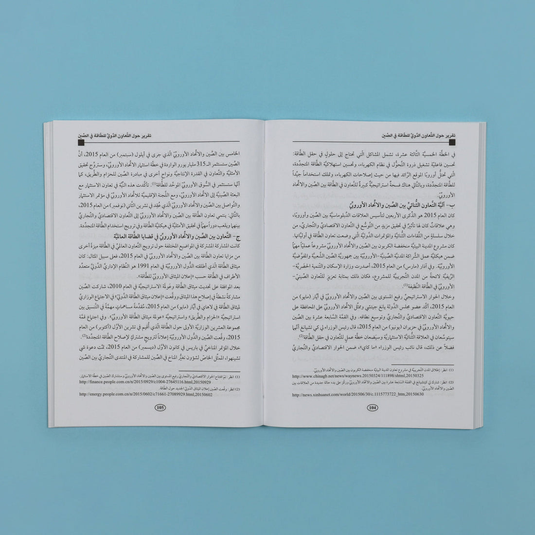 تقرير حول التعاون الدولي للطاقة في الصين