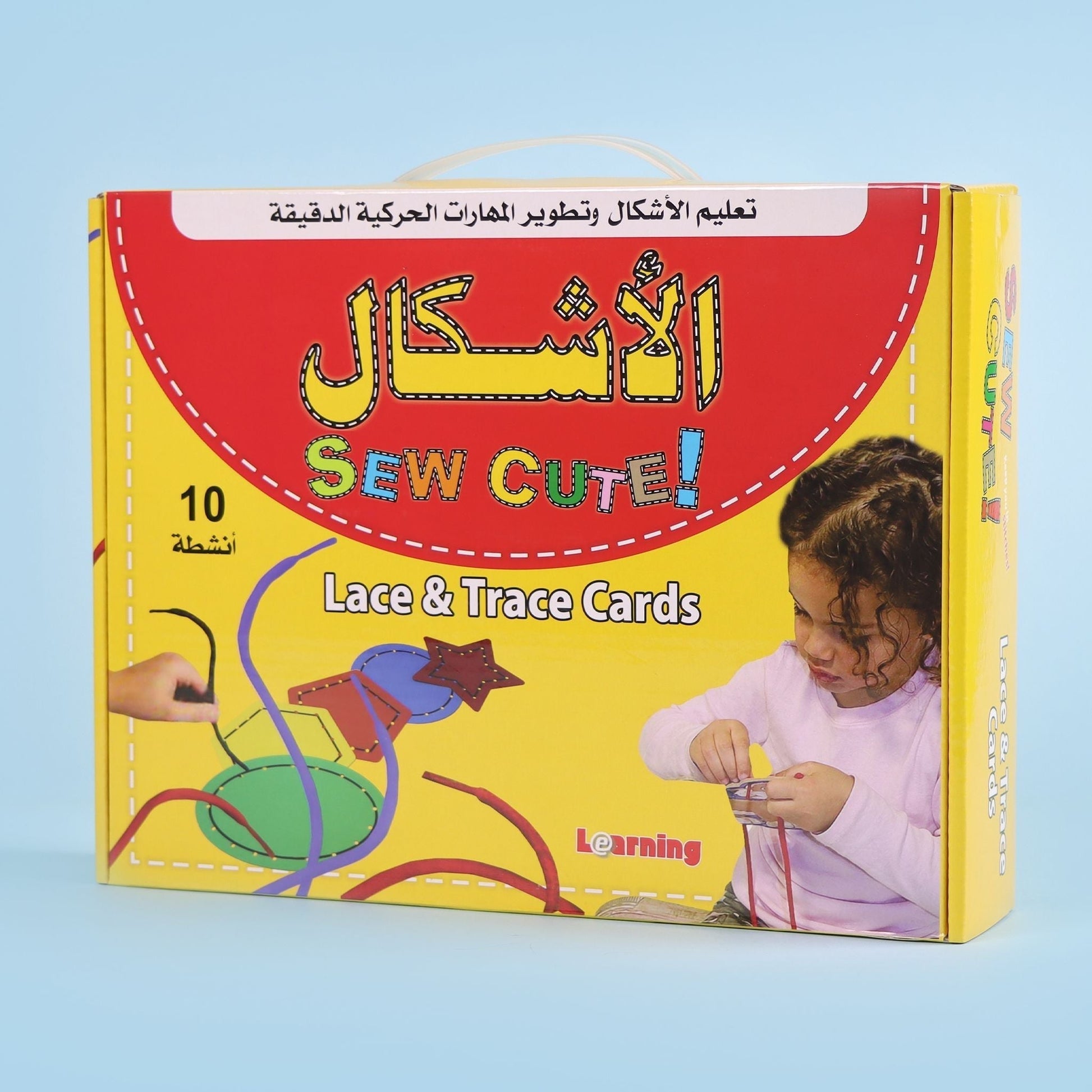 بطاقة تتبع الأشكال لتعزيز التعرف على الأشكال والمهارات الحسية للأطفال