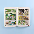 صفحات من كتاب مغامرات العطلة الصيفية من سلسلة نطاط المشاكس، قصة كوميكس عربية للأطفال تجمع بين المغامرة والمرح