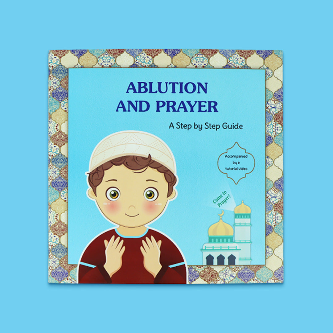 Islamic book for boys teaching wudu and prayer step by step in english